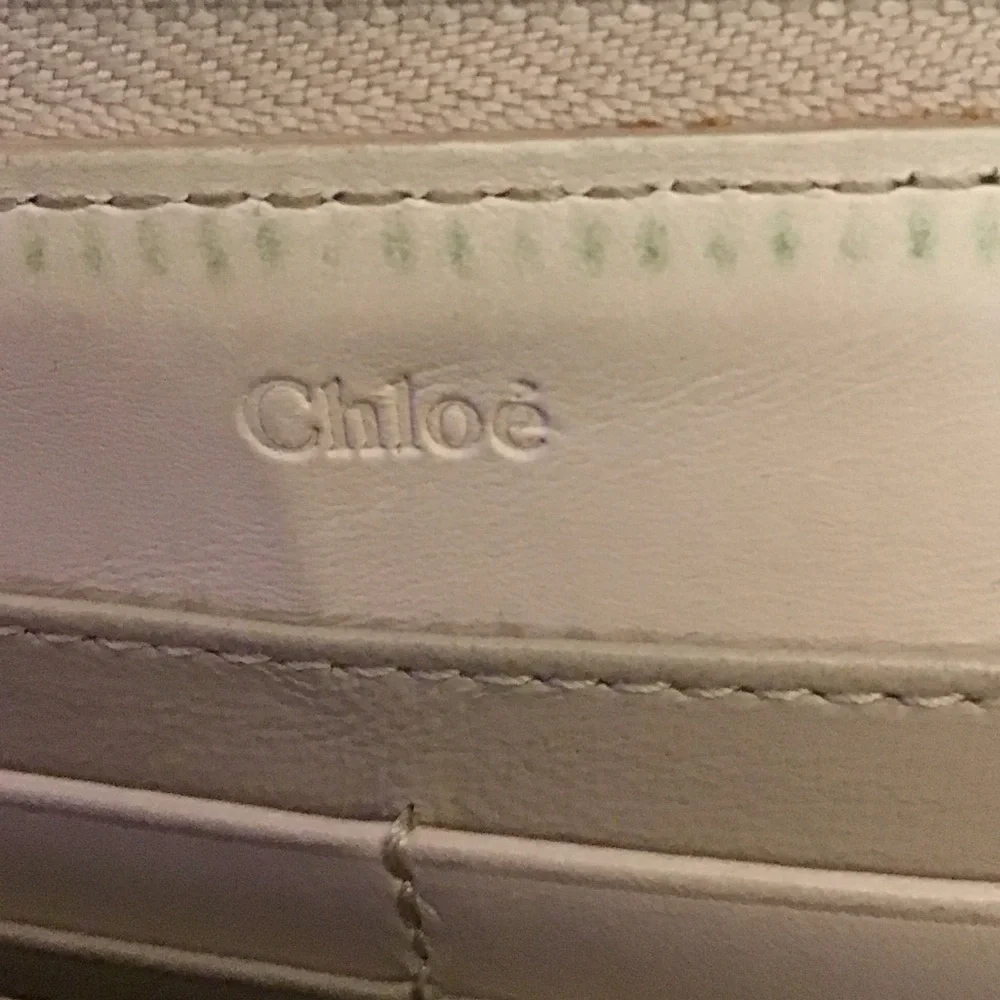 Chloe Pale Pink Leather Zip-Around Wallet